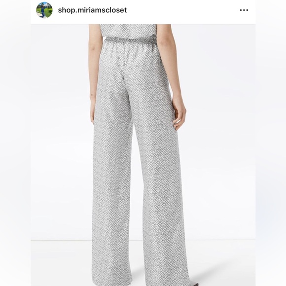 Burberry silk pants worn once - Picture 2 of 3